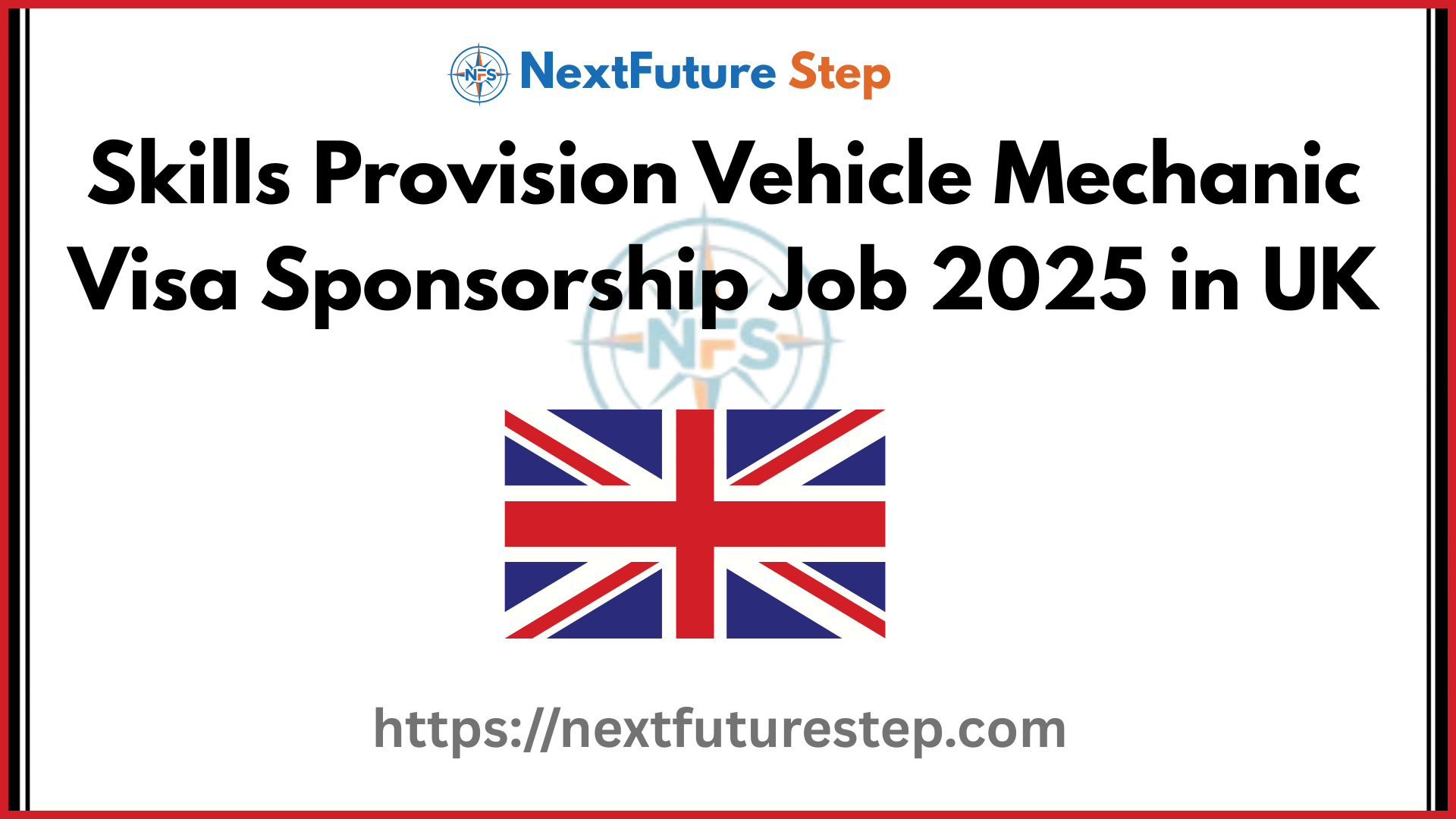 Skills Provision Vehicle Mechanic Visa Sponsorship Job 2025 in UK
